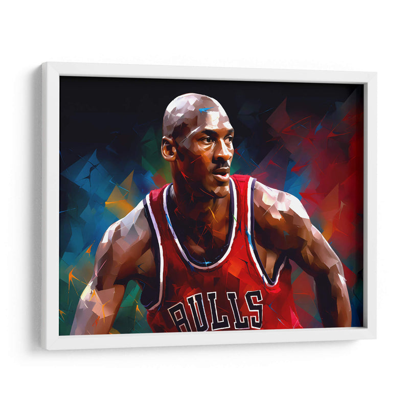 Michael Jordan Focus - LA Style | Cuadro decorativo de Canvas Lab