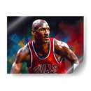 Michael Jordan Focus - LA Style | Cuadro decorativo de Canvas Lab