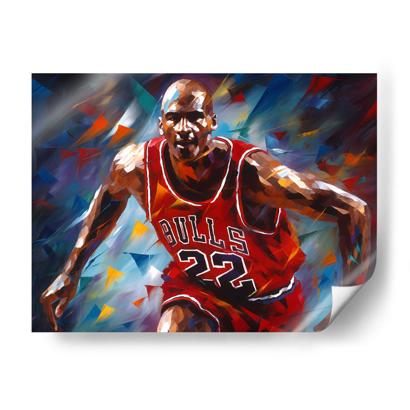 Michael Jordan - LA Style | Cuadro decorativo de Canvas Lab
