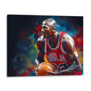 Michael Jordan jugando - LA Style | Cuadro decorativo de Canvas Lab