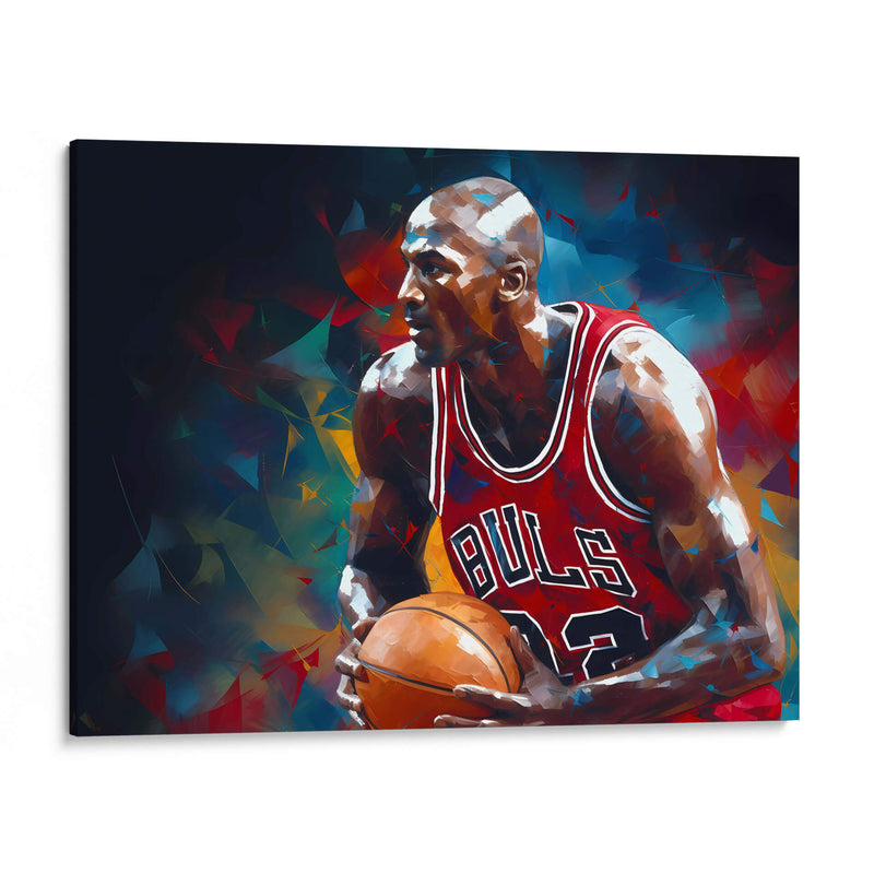 Michael Jordan jugando - LA Style | Cuadro decorativo de Canvas Lab