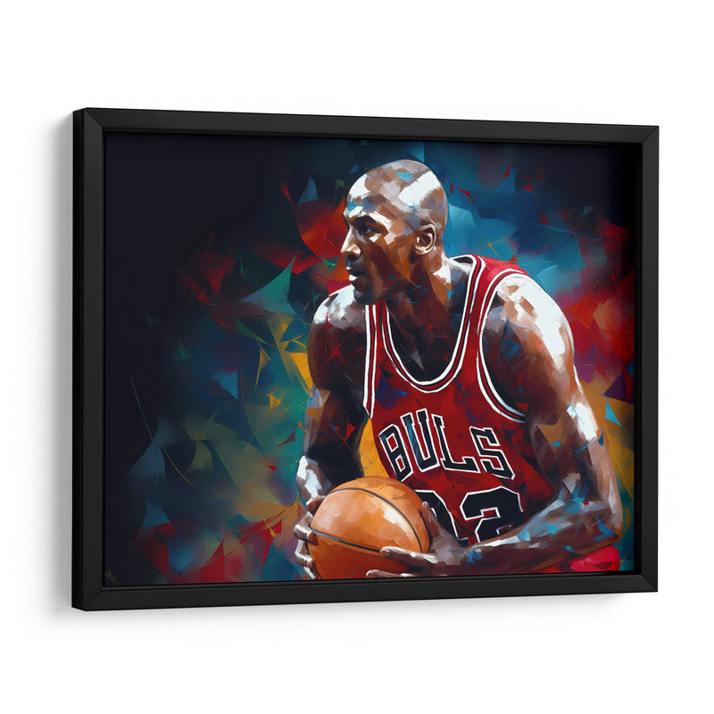 Michael Jordan jugando - LA Style | Cuadro decorativo de Canvas Lab