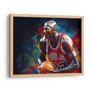 Michael Jordan jugando - LA Style | Cuadro decorativo de Canvas Lab