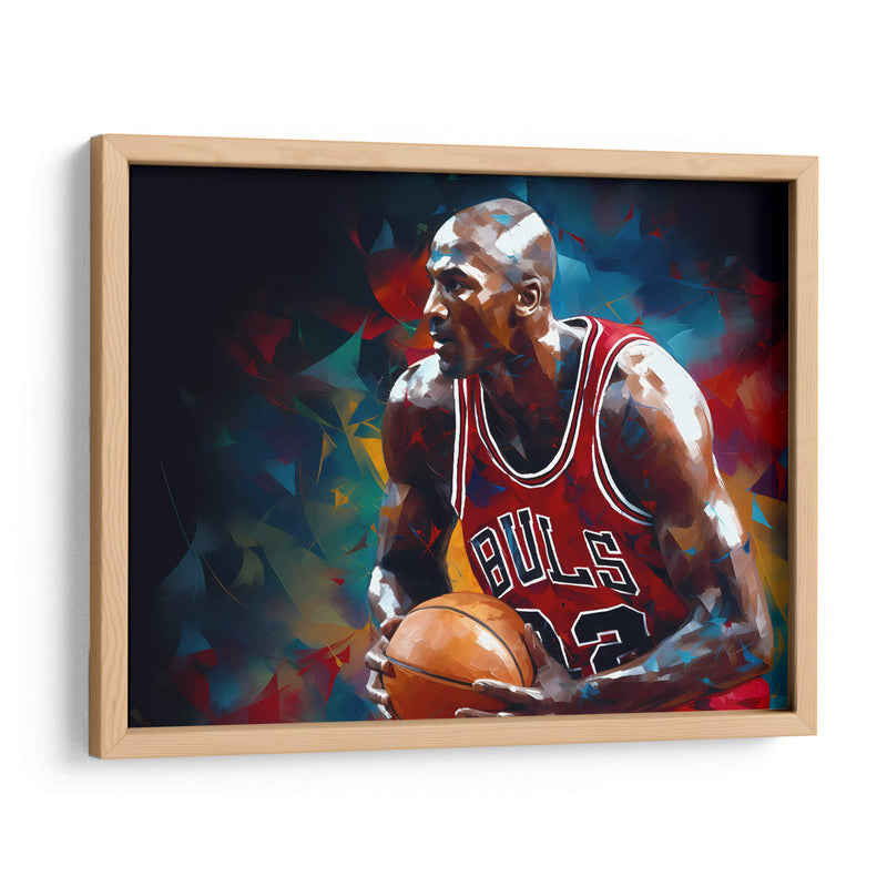 Michael Jordan jugando - LA Style | Cuadro decorativo de Canvas Lab