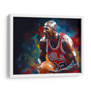 Michael Jordan jugando - LA Style | Cuadro decorativo de Canvas Lab