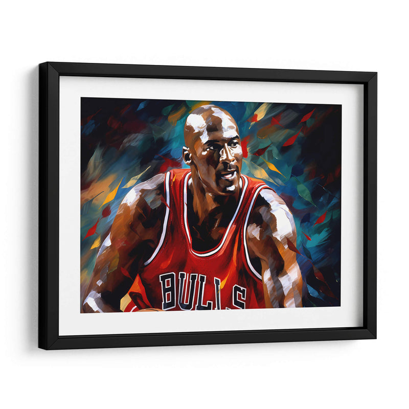 Michael Jordan Trabajando - LA Style | Cuadro decorativo de Canvas Lab