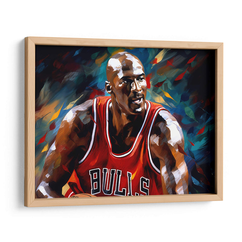 Michael Jordan Trabajando - LA Style | Cuadro decorativo de Canvas Lab