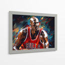 Michael Jordan Trabajando - LA Style | Cuadro decorativo de Canvas Lab