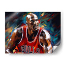 Michael Jordan Trabajando - LA Style | Cuadro decorativo de Canvas Lab