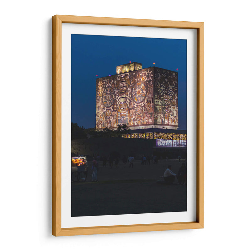 La biblioteca de la UNAM - Ulises Páez | Cuadro decorativo de Canvas Lab