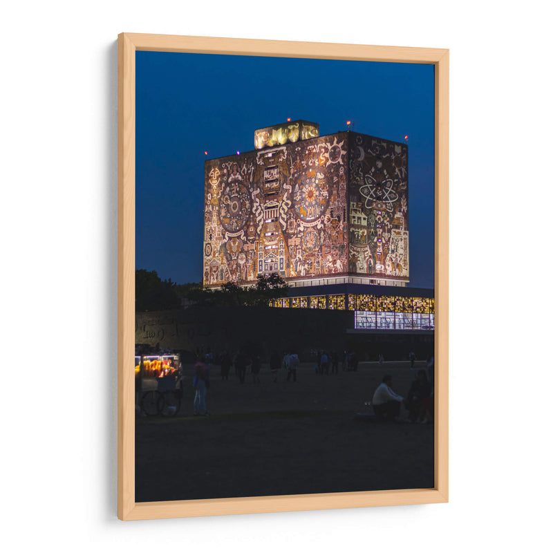 La biblioteca de la UNAM - Ulises Páez | Cuadro decorativo de Canvas Lab