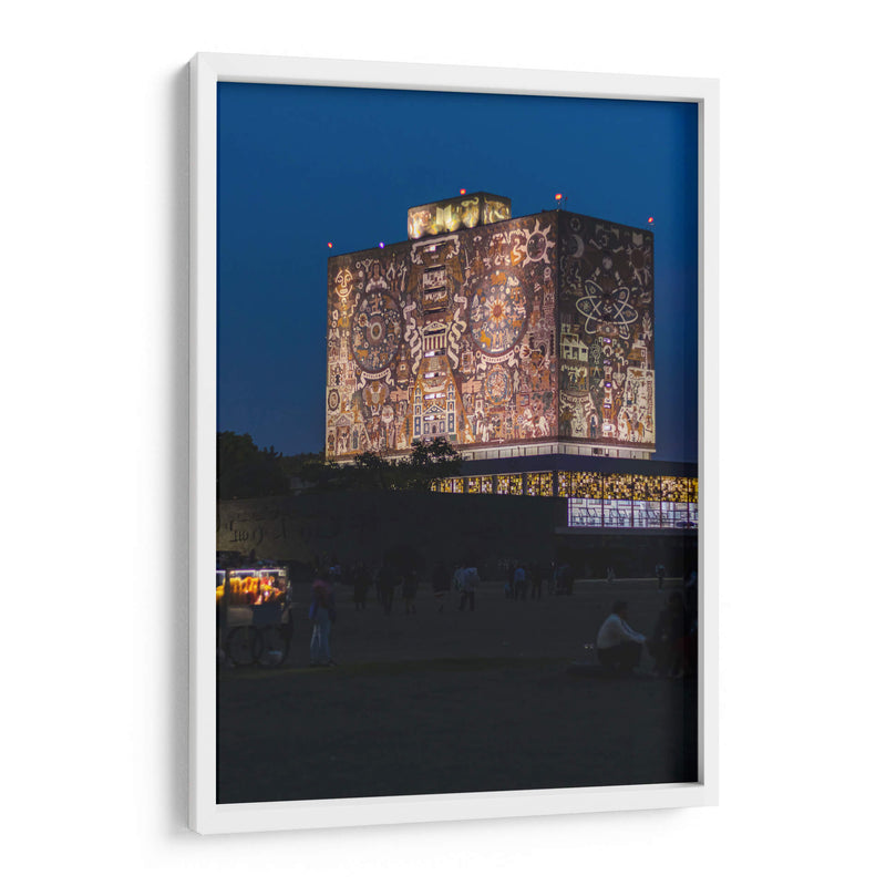 La biblioteca de la UNAM - Ulises Páez | Cuadro decorativo de Canvas Lab