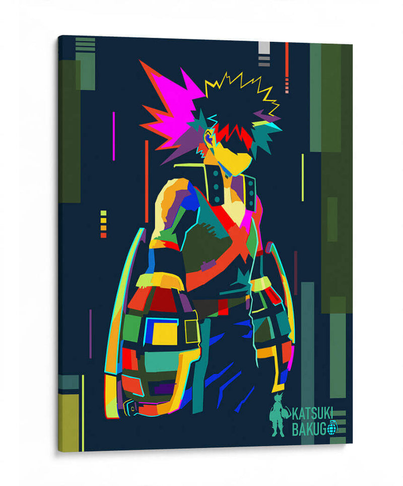 Bakugo My Hero Academia - Roge I. Luis | Cuadro decorativo de Canvas Lab