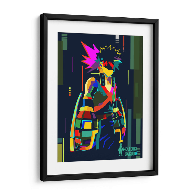 Bakugo My Hero Academia - Roge I. Luis | Cuadro decorativo de Canvas Lab
