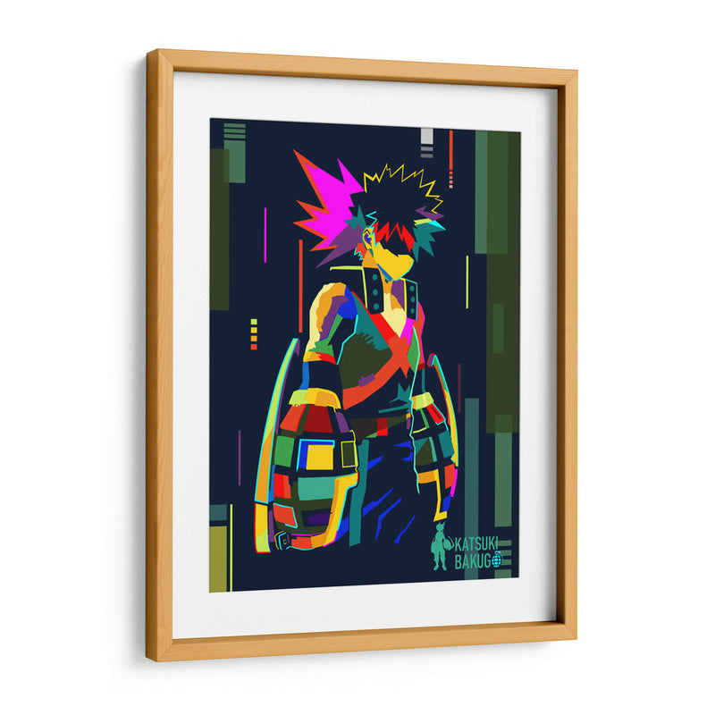 Bakugo My Hero Academia - Roge I. Luis | Cuadro decorativo de Canvas Lab