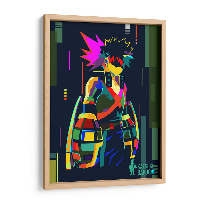 Bakugo My Hero Academia - Roge I. Luis | Cuadro decorativo de Canvas Lab