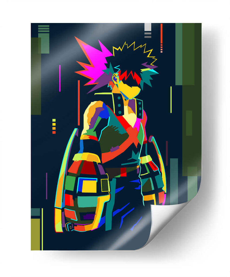 Bakugo My Hero Academia - Roge I. Luis | Cuadro decorativo de Canvas Lab