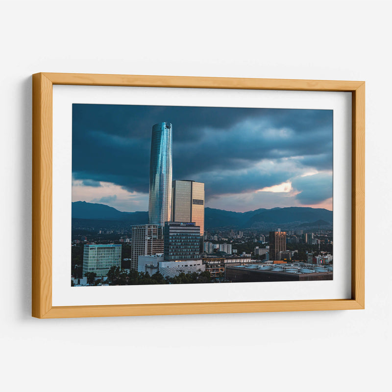 Atardecer en Mitikah - Ulises Páez | Cuadro decorativo de Canvas Lab