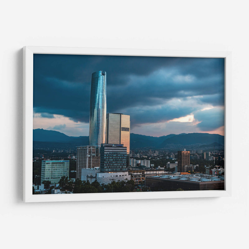 Atardecer en Mitikah - Ulises Páez | Cuadro decorativo de Canvas Lab