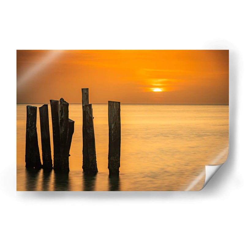 Puesta de sol en Holbox - Ulises Páez | Cuadro decorativo de Canvas Lab