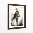 2B - Impressionist Hero | Cuadro decorativo de Canvas Lab