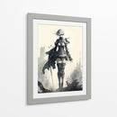 2B - Impressionist Hero | Cuadro decorativo de Canvas Lab