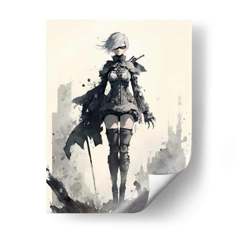 2B - Impressionist Hero | Cuadro decorativo de Canvas Lab