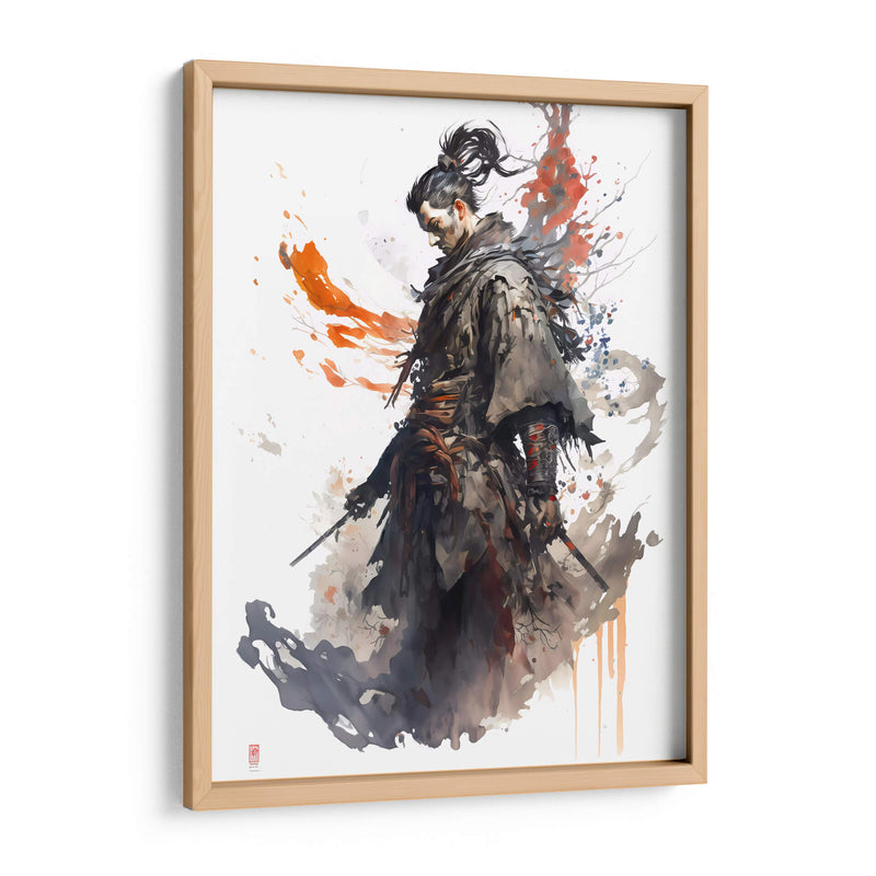 Sekiro - Impressionist Hero | Cuadro decorativo de Canvas Lab