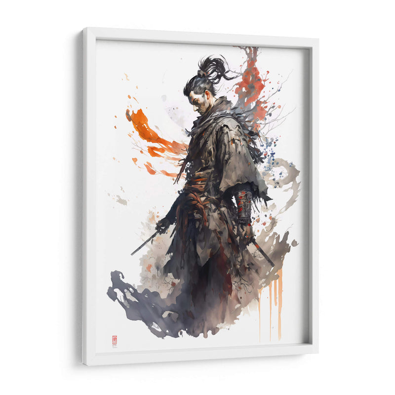 Sekiro - Impressionist Hero | Cuadro decorativo de Canvas Lab