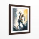 Aquaman - Impressionist Hero | Cuadro decorativo de Canvas Lab