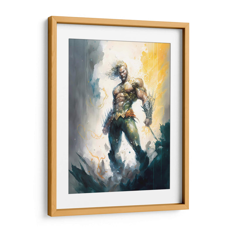 Aquaman - Impressionist Hero | Cuadro decorativo de Canvas Lab
