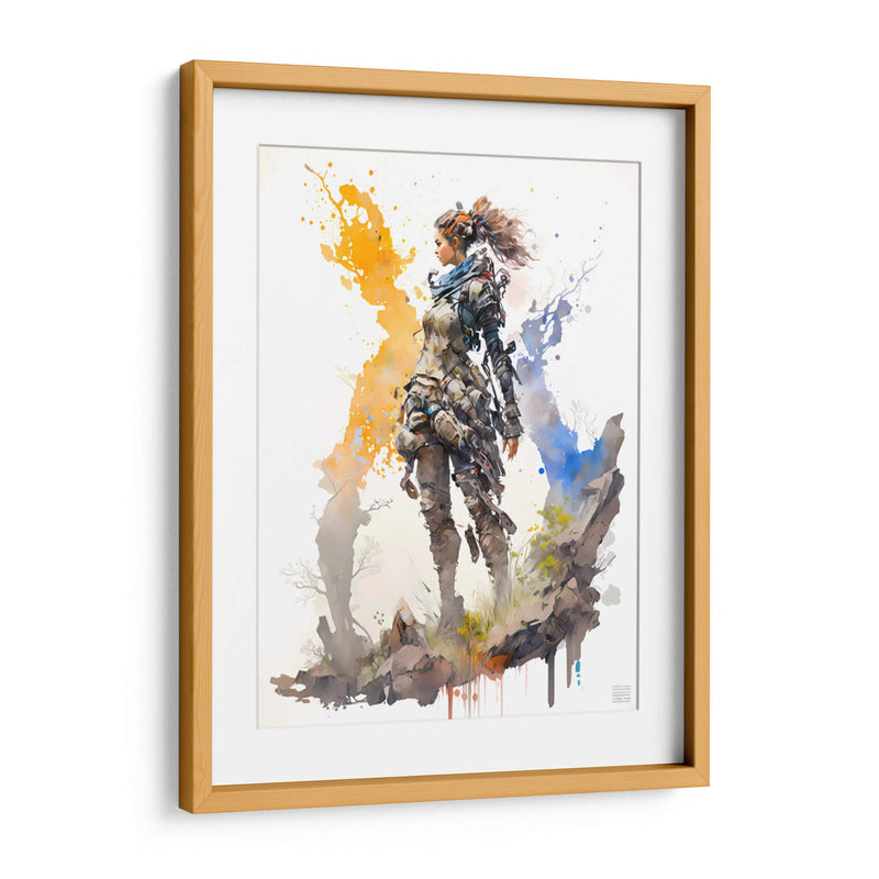 Aloy - Impressionist Hero | Cuadro decorativo de Canvas Lab