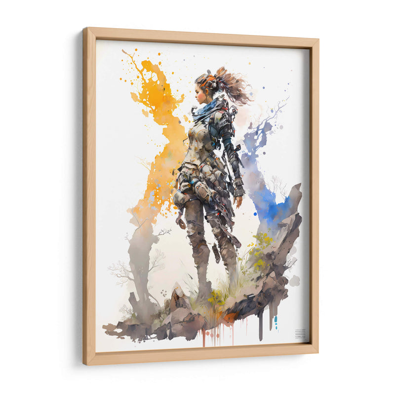 Aloy - Impressionist Hero | Cuadro decorativo de Canvas Lab