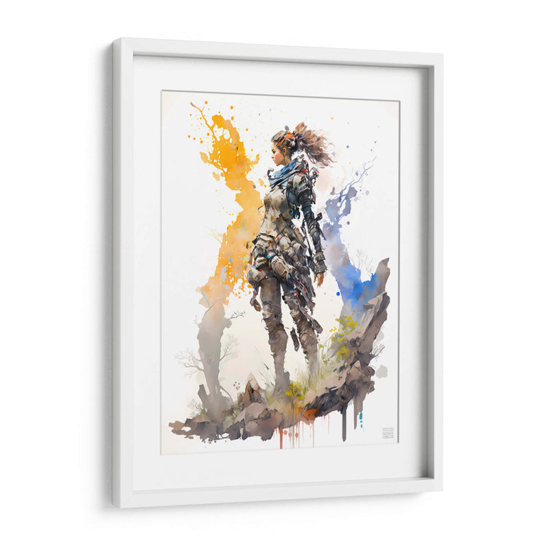Aloy - Impressionist Hero | Cuadro decorativo de Canvas Lab