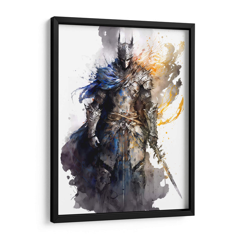 Dark Souls Undead - Impressionist Hero | Cuadro decorativo de Canvas Lab