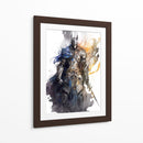 Dark Souls Undead - Impressionist Hero | Cuadro decorativo de Canvas Lab