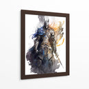 Dark Souls Undead - Impressionist Hero | Cuadro decorativo de Canvas Lab