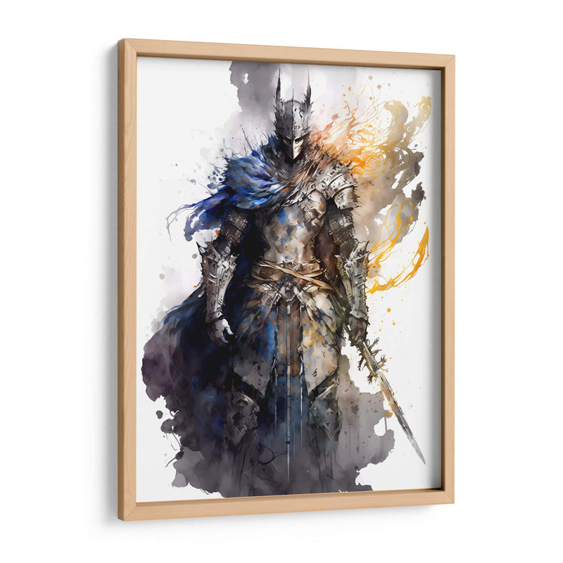 Dark Souls Undead - Impressionist Hero | Cuadro decorativo de Canvas Lab