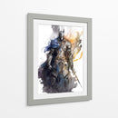 Dark Souls Undead - Impressionist Hero | Cuadro decorativo de Canvas Lab