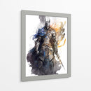 Dark Souls Undead - Impressionist Hero | Cuadro decorativo de Canvas Lab