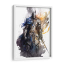Dark Souls Undead - Impressionist Hero | Cuadro decorativo de Canvas Lab