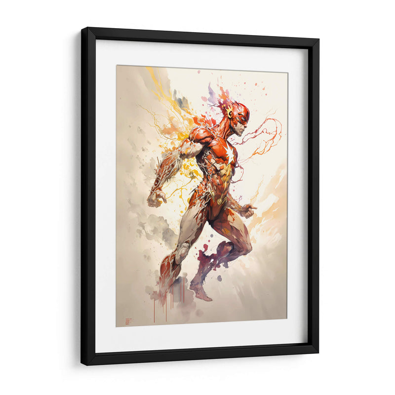 Flash - Impressionist Hero | Cuadro decorativo de Canvas Lab