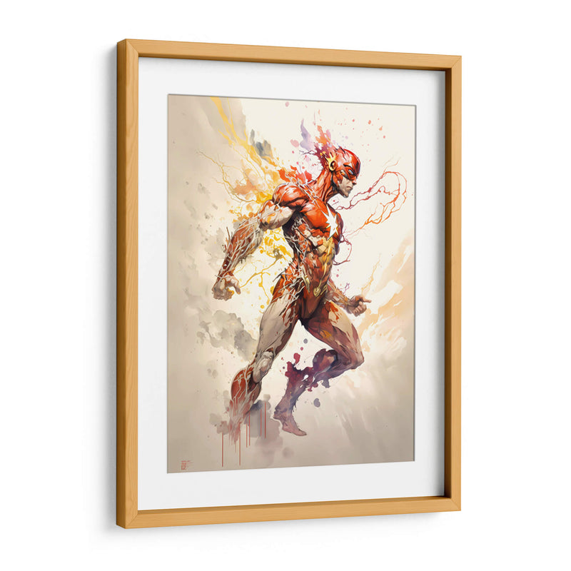 Flash - Impressionist Hero | Cuadro decorativo de Canvas Lab