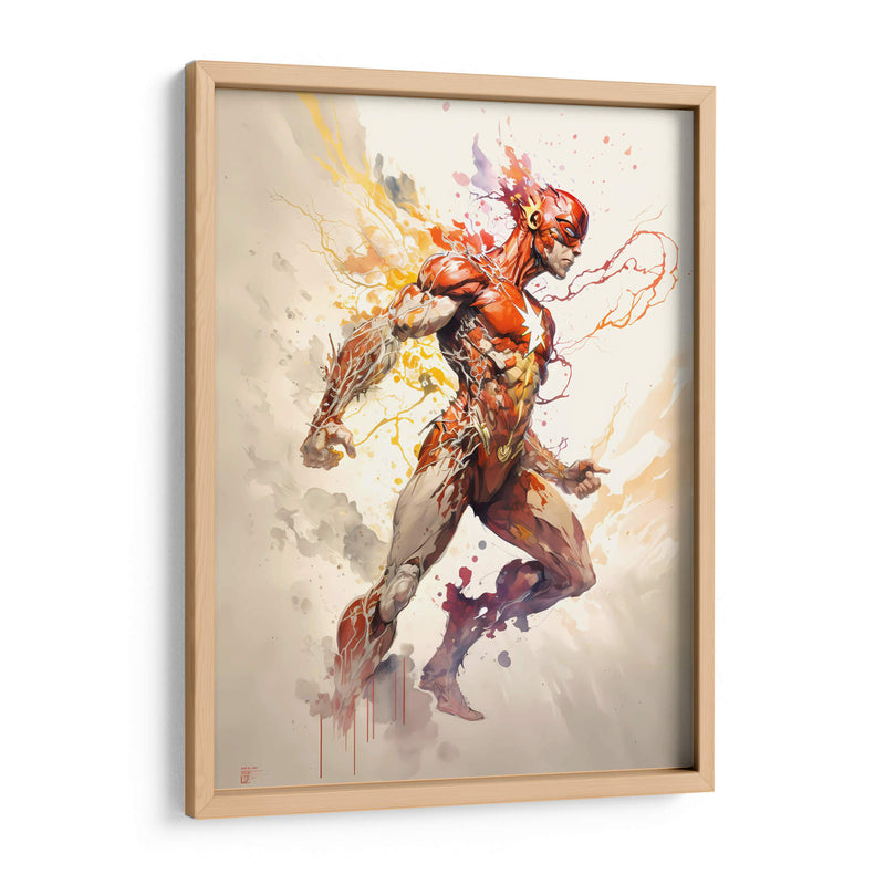 Flash - Impressionist Hero | Cuadro decorativo de Canvas Lab