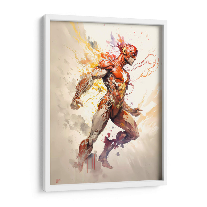 Flash - Impressionist Hero | Cuadro decorativo de Canvas Lab