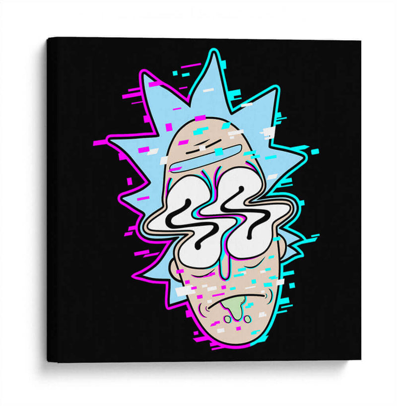 Glitchy Rick - Roge I. Luis | Cuadro decorativo de Canvas Lab