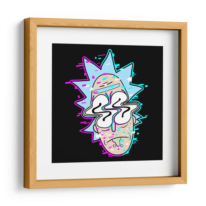 Glitchy Rick - Roge I. Luis | Cuadro decorativo de Canvas Lab