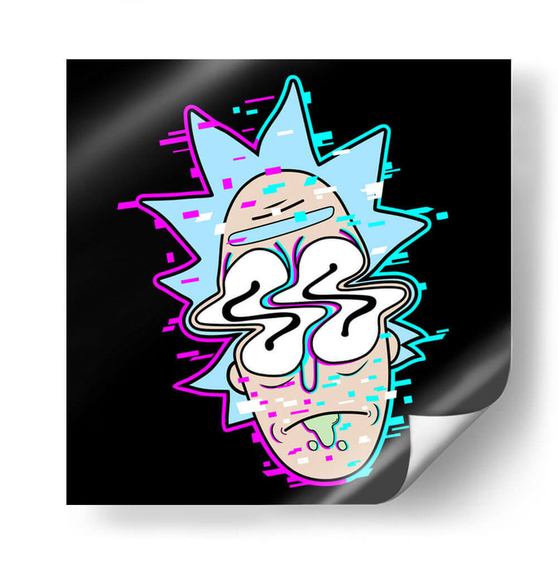 Glitchy Rick - Roge I. Luis | Cuadro decorativo de Canvas Lab