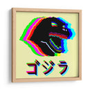 Godzilla Glitch - Roge I. Luis | Cuadro decorativo de Canvas Lab