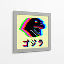 Godzilla Glitch - Roge I. Luis | Cuadro decorativo de Canvas Lab